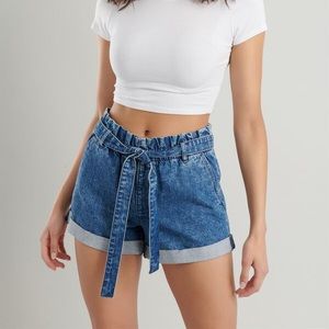 Paper Bag High Waist Shorts NWOT